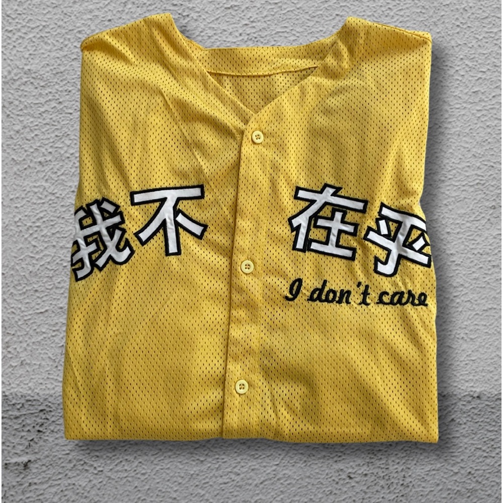 Button up jersey tee